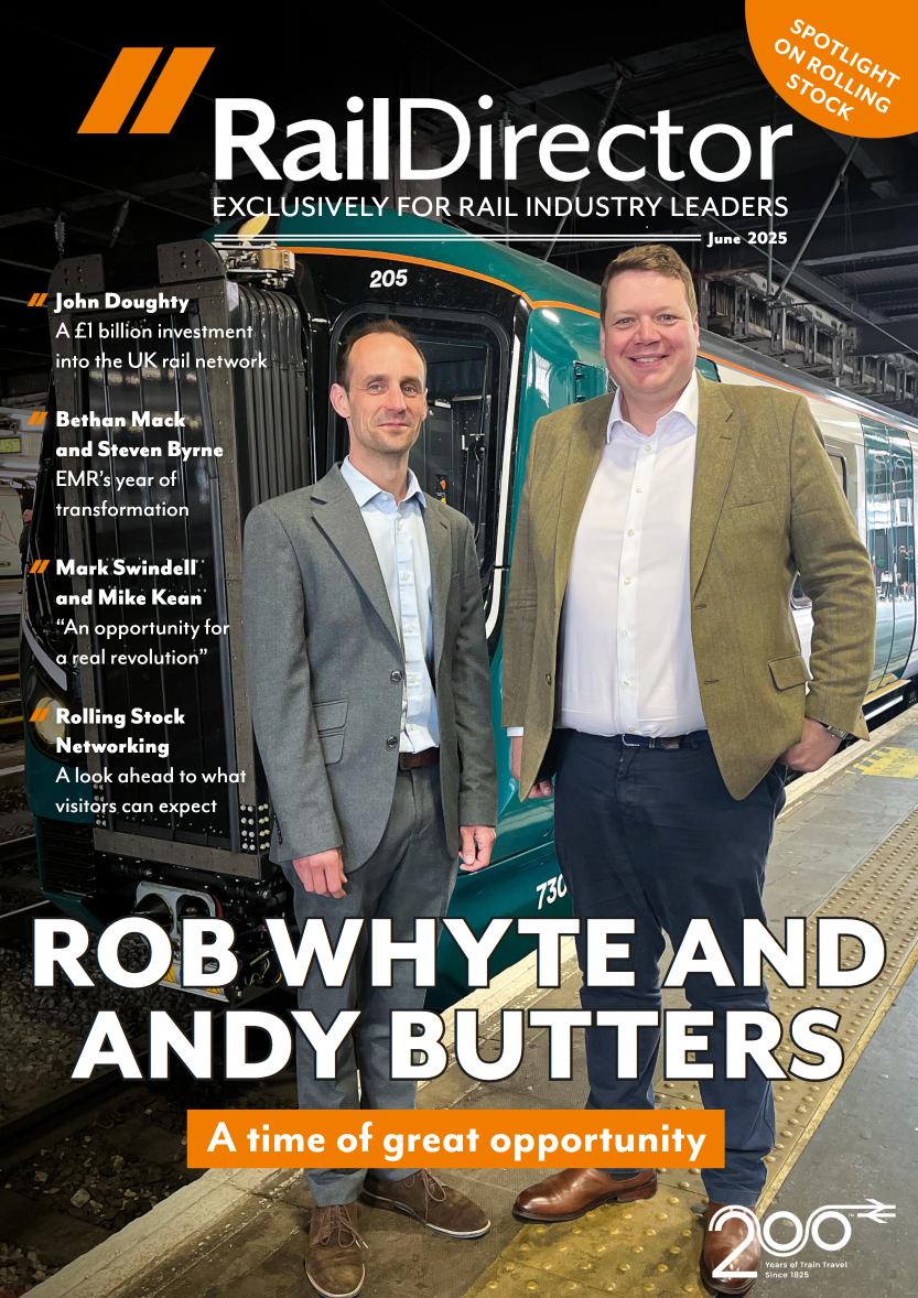 Cover for the rail magazine, June 2025.